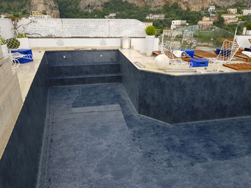 telo impermeabilizzazione piscina positano